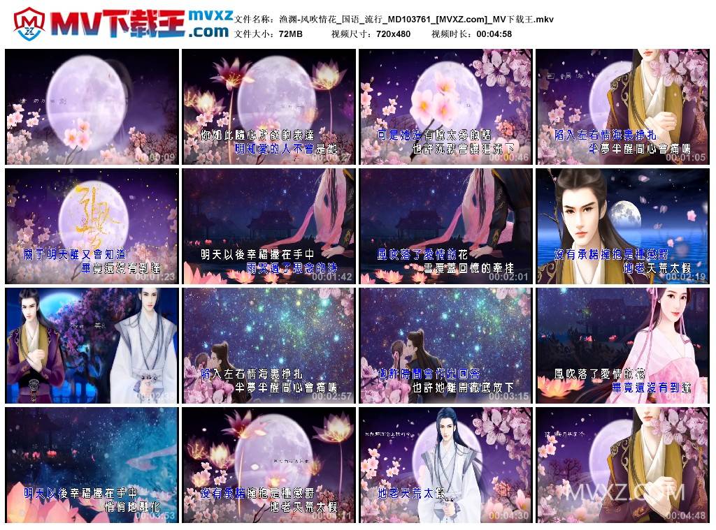 渔渊-风吹情花_国语_流行_MD103761